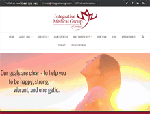 Tablet Screenshot of integrativemgi.com